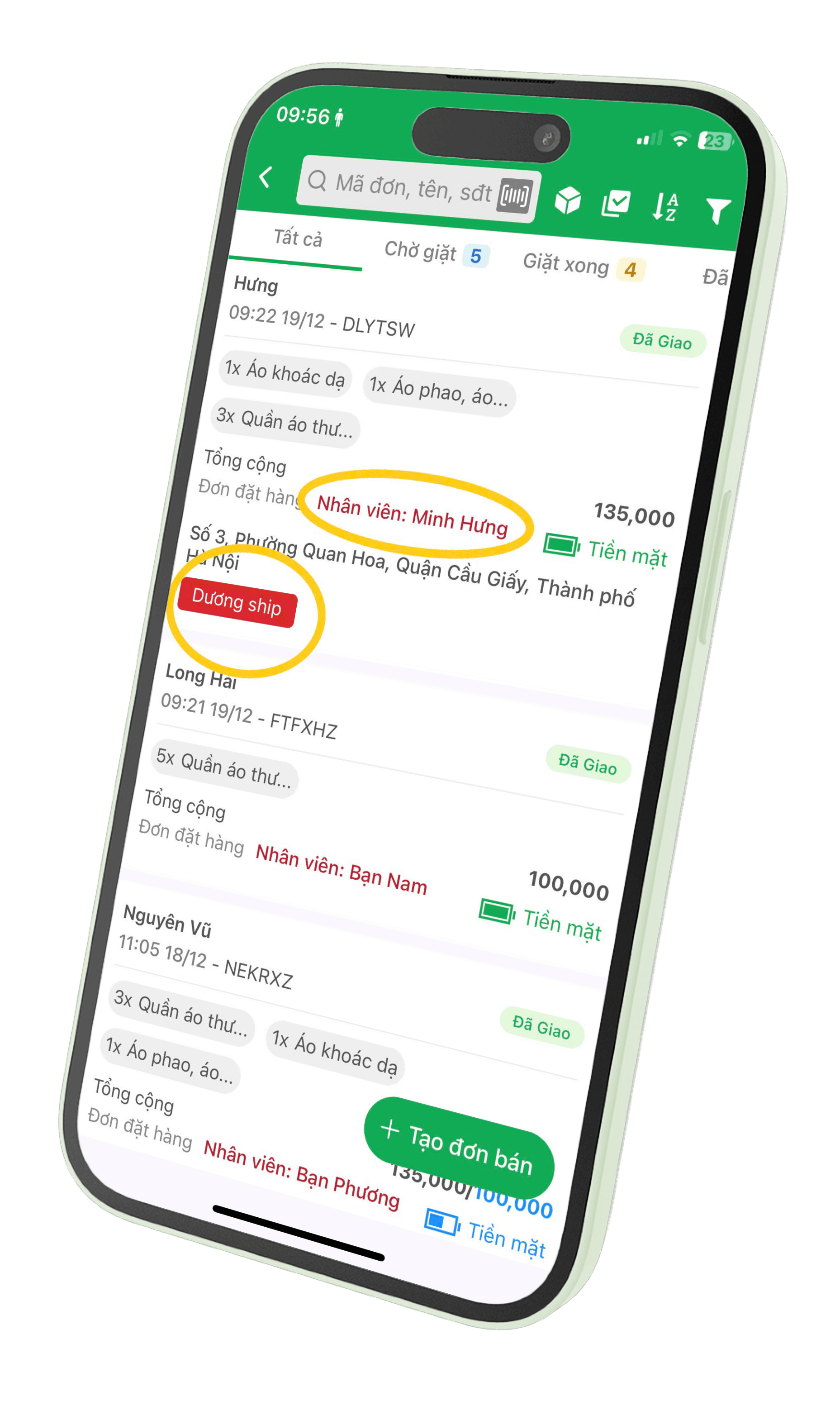 Phân biệt nhân viên xử lý và shipper giao hàng